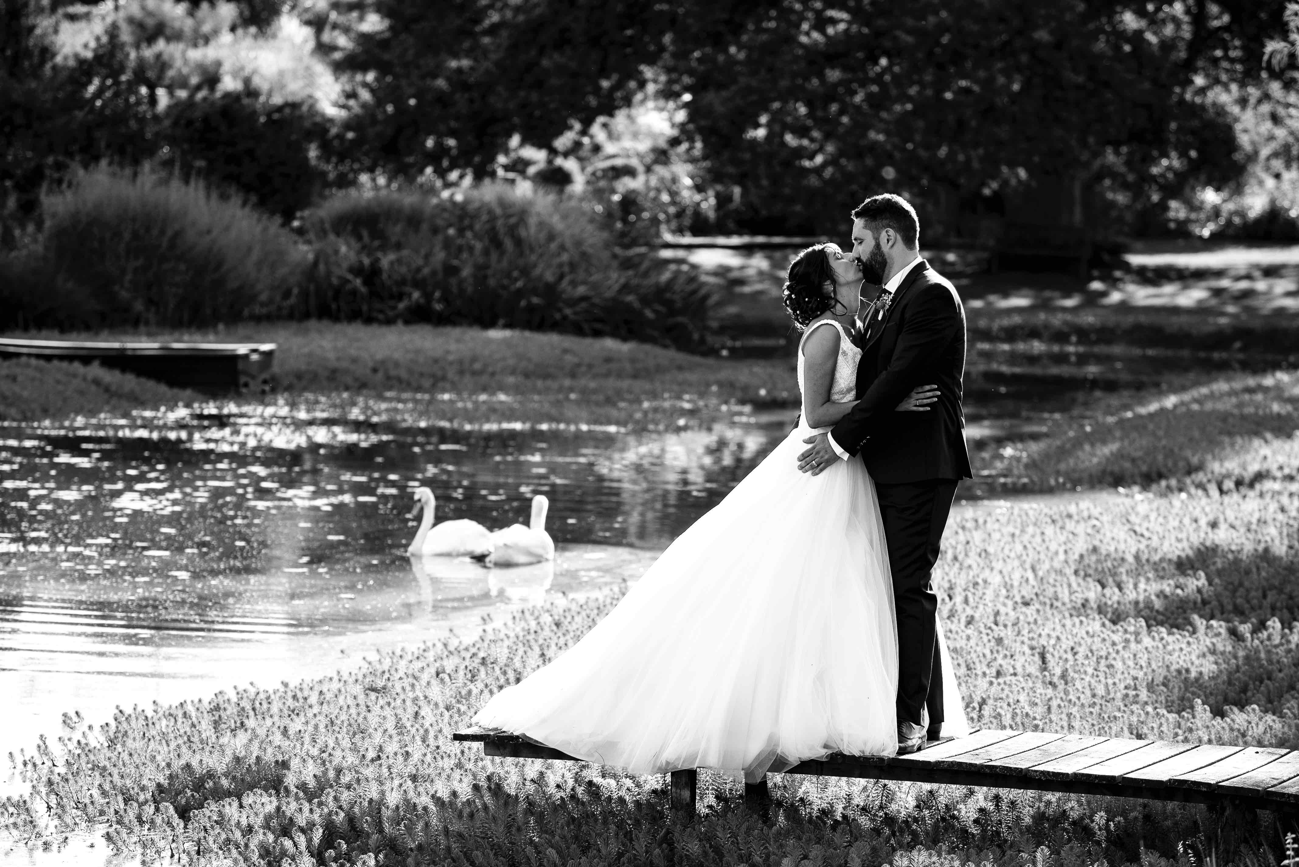 Photo de mariage à Agen : portrait des mariés, lumière naturelle