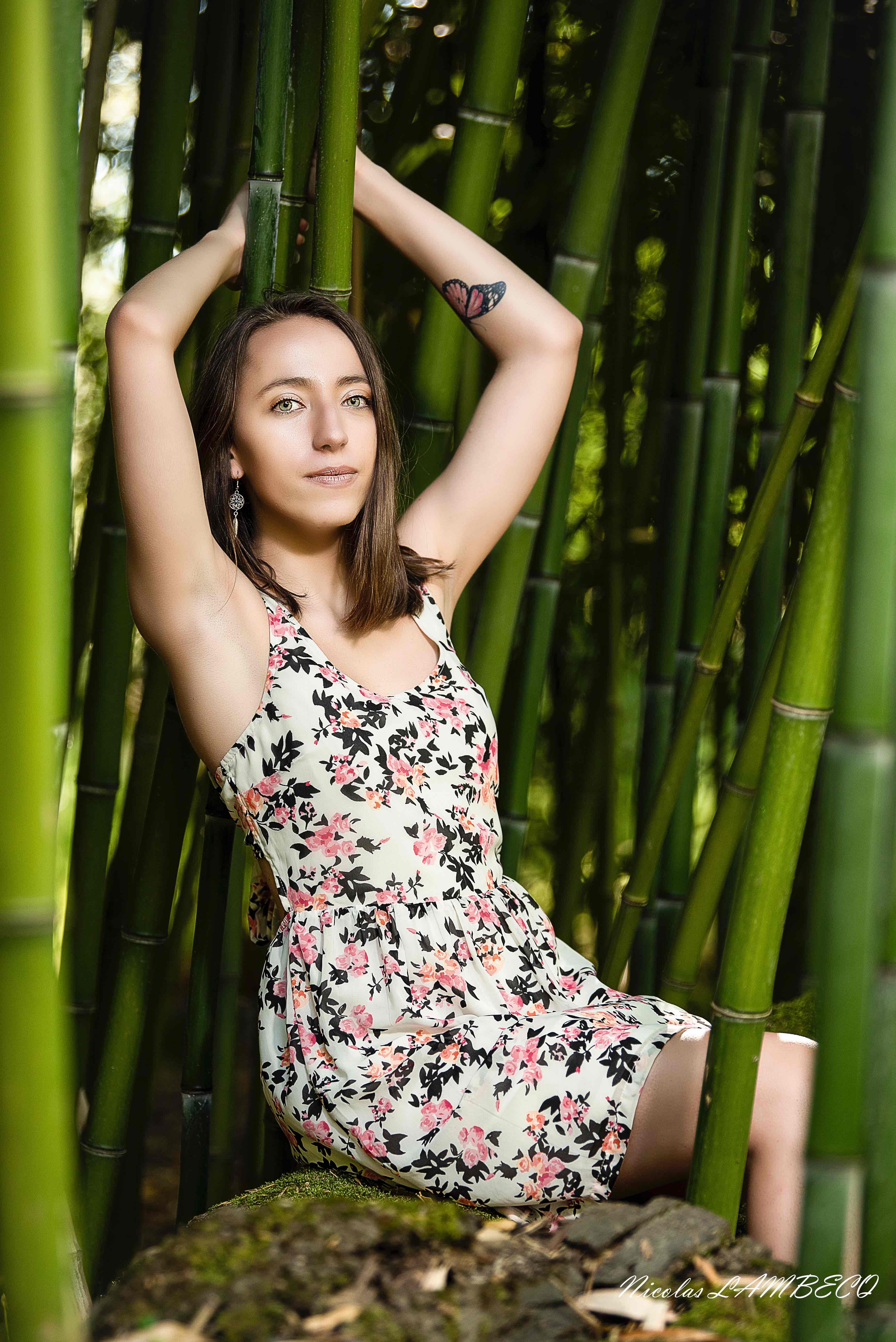 Photo de mode à Agen : robe longue, ambiance romantique